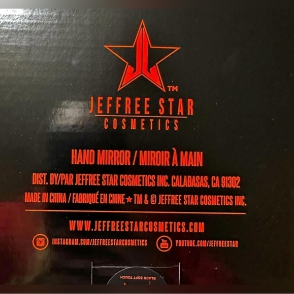 Jeffree Star Full Size Hand Held Mirror-NIB - Picture 3 of 5